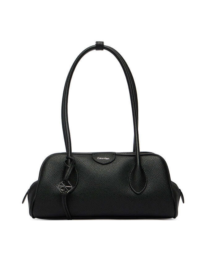 Calvin Klein Handtasche Calvin Klein Quilted Nylon Ew Satchel LV04F3743G Schwarz