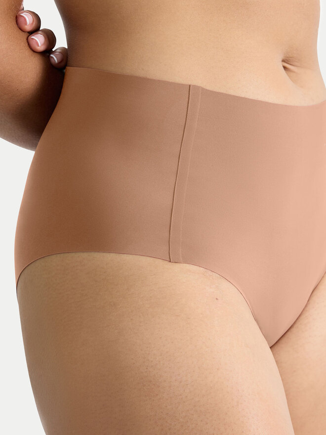 Sloggi Sloggi Klassischer Damenslip mit hoher Taille Zero Feel 10217759 Beige