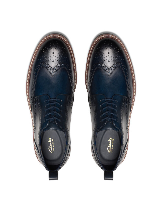 Clarks Halbschuhe Clarks Aldwin Limit 26178471 Dunkelblau