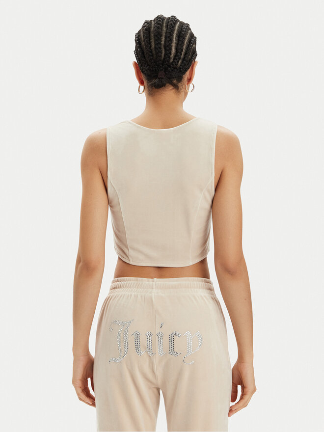 Juicy Couture Juicy Couture Top Camina JCWCT23305 Beige Slim Fit