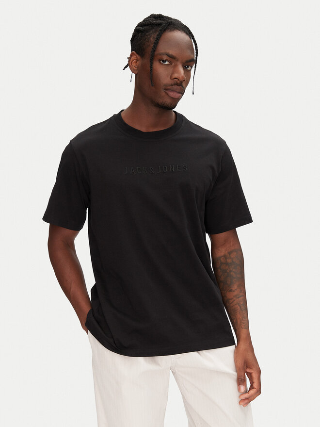 Jack&Jones Jack&Jones T-Shirt Recharge 12273070 Μαύρο Relaxed Fit