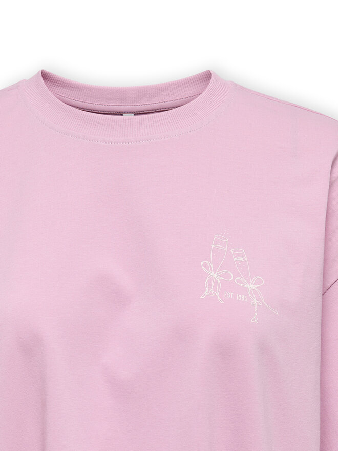 ONLY ONLY Camiseta Vivvi 15346761 Rosa Regular Fit