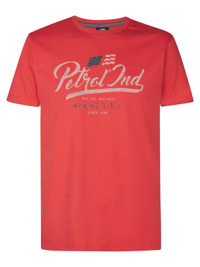 Petrol Industries Petrol Industries Camiseta M-1050-TSR600 Rojo Regular Fit