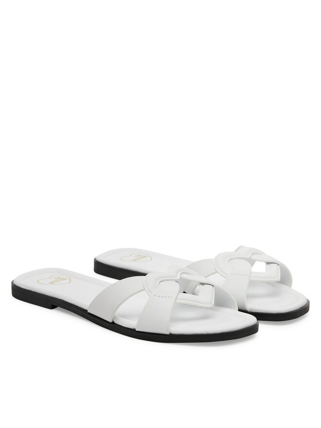 LOVE MOSCHINO Pantoletten LOVE MOSCHINO JA28092G1MIA0100 Weiß