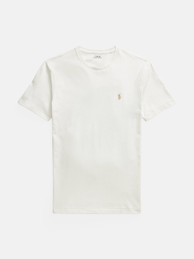 Polo Ralph Lauren Polo Ralph Lauren Camiseta 710671438350 Écru Custom Slim Fit