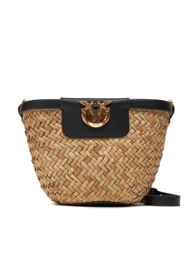 PINKO Handtasche PINKO Love Summer Bucket PE 25 PLTT 103325 A1RL Beige