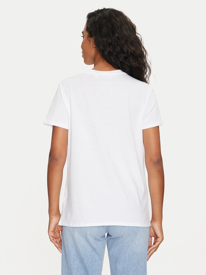 Guess Guess Camiseta Ss Malibu Girl Easy W4GI54 K9RM1 Blanco Regular Fit