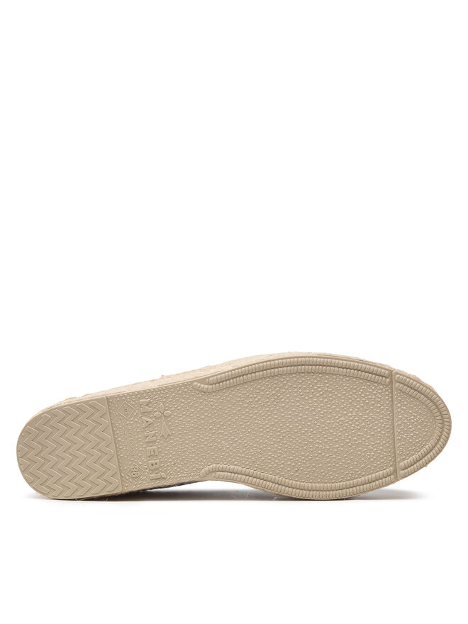 Manebi Espadryle Manebi Slippers D T 1.6 D0 Srebrny