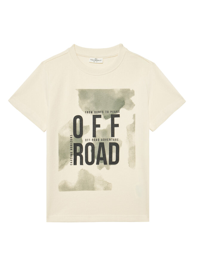 Coccodrillo Coccodrillo Camiseta WC5143203WBJ Beis Regular Fit