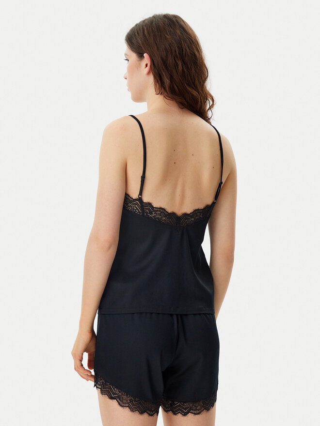 HUGO HUGO Μπλούζα πιτζάμας Red Label 50531653 Μαύρο Regular Fit