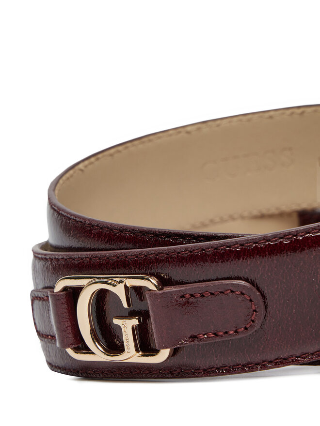 Guess Dámský pásek Guess BW9175 P4435 Bordó