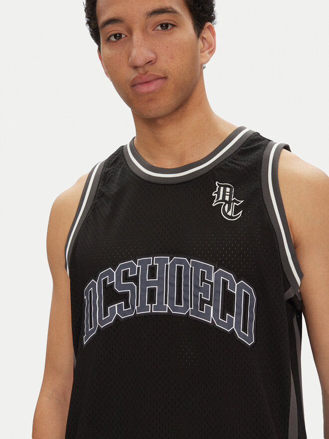 DC DC Tank top marškinėliai ADYKT03257 Juoda Regular Fit