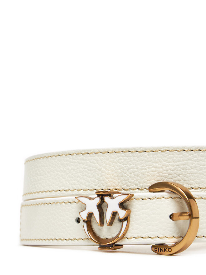 PINKO Curea de Damă PINKO Tamboril H2.5 Belt 102820 A158 Alb