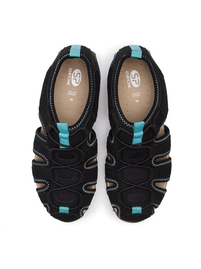 Geox Sandalen Geox D Sand. Strel A D9225A 0EK15 C9999 Schwarz