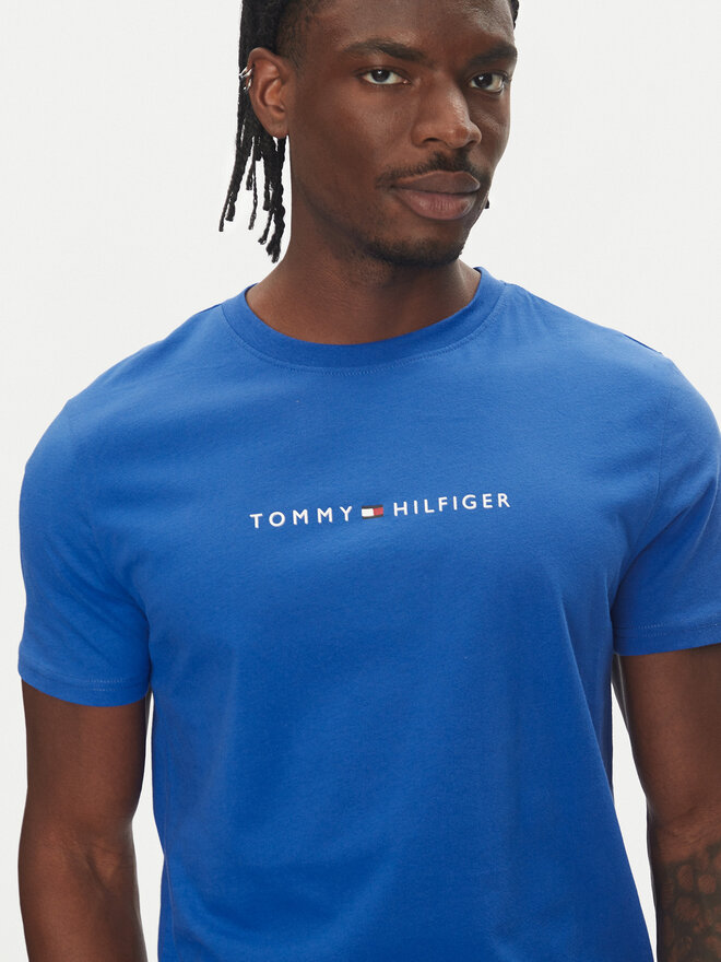 Tommy Hilfiger Tommy Hilfiger Marškinėliai UM0UM03525 Mėlyna Regular Fit