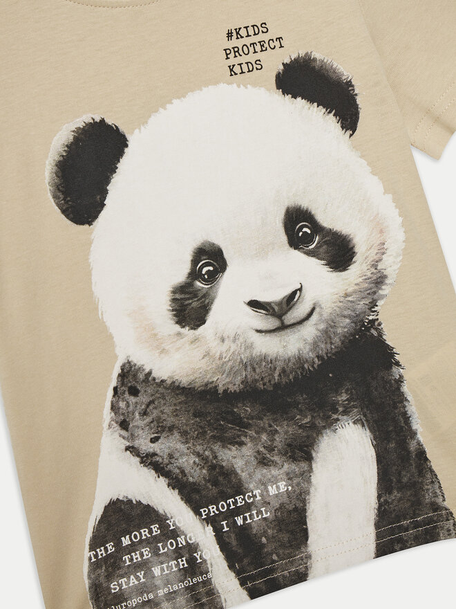 Coccodrillo Coccodrillo Camiseta WC5143202VUA Beis Regular Fit