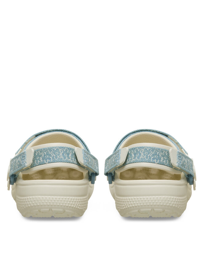 Crocs Pantoletten Crocs Clsc Dnm Flwr Adj BackstrapCgK 212511 Grau