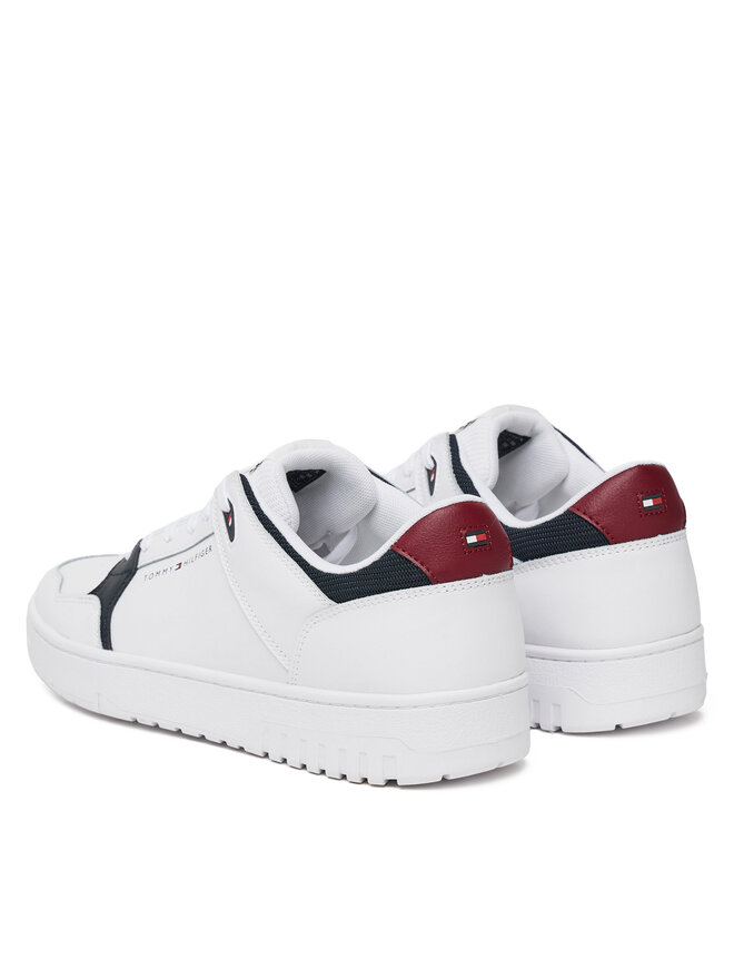 Tommy Hilfiger Sneakers Tommy Hilfiger Th Basket Core Lite Lth Mix FM0FM05518 Weiß