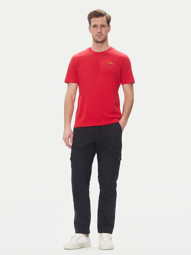 Aeronautica Militare Aeronautica Militare Póló 251TS1580J372 Piros Regular Fit