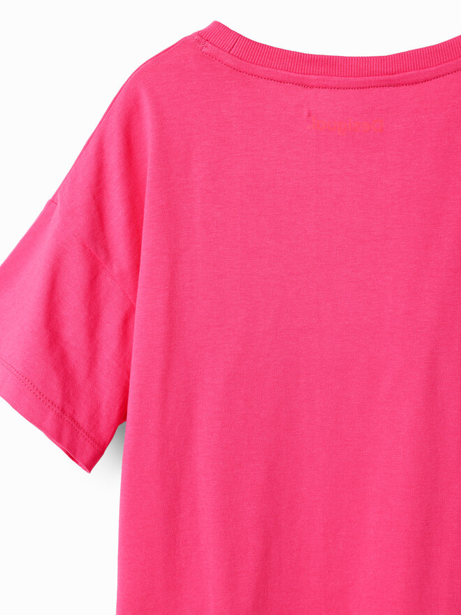 Desigual Desigual Camiseta 23SGTK20 Rosa Regular Fit
