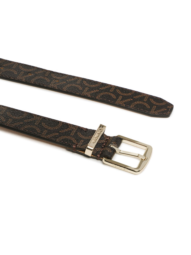 Calvin Klein Damengürtel Calvin Klein Ck Must Sqr Belt 25Mm Mono K60K610384 Braun