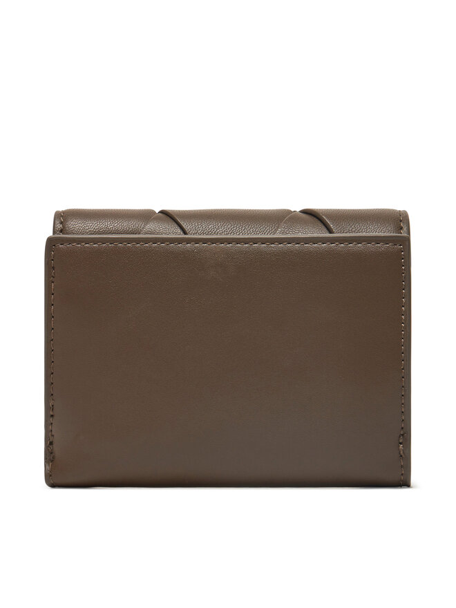 Calvin Klein Portfel damski Calvin Klein Ck Woven Small Trifold K60K612953 Khaki