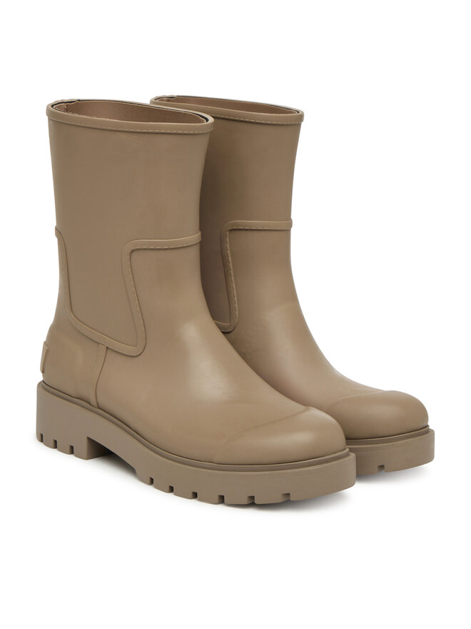 Calvin Klein Jeans Gummistiefel Calvin Klein Jeans Mid Rainboot Rubber YW0YW02004 Braun