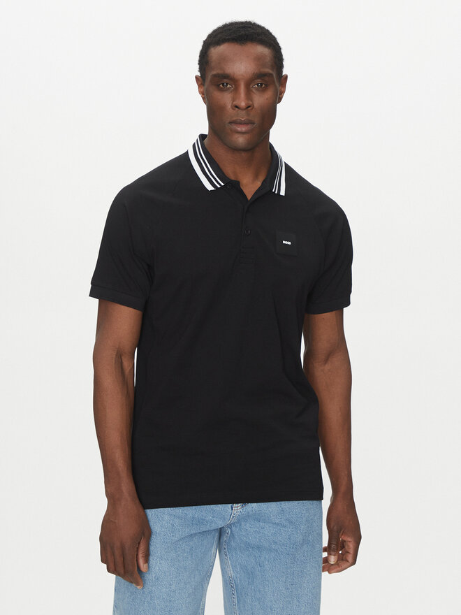 BOSS BOSS Poloshirt 50538176 Schwarz Regular Fit