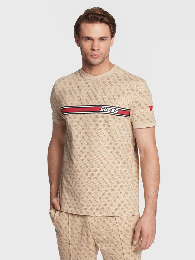 Guess Guess T-shirt Jamey Z2BI09 J1314 Bež Regular Fit