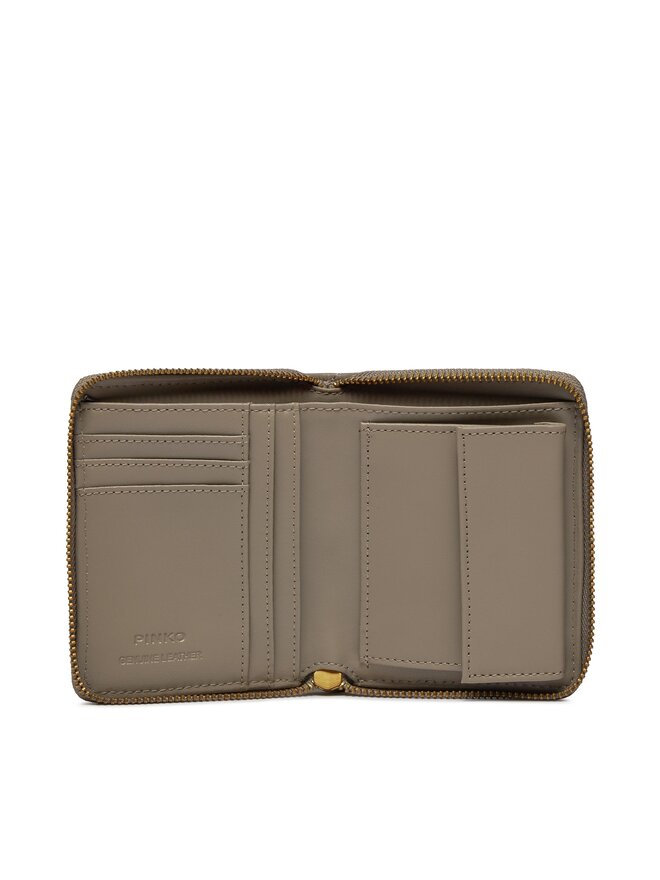 PINKO Duży Portfel Damski Pinko Taylor Zip Around PE 24 PCPL 100249 A0GK Szary