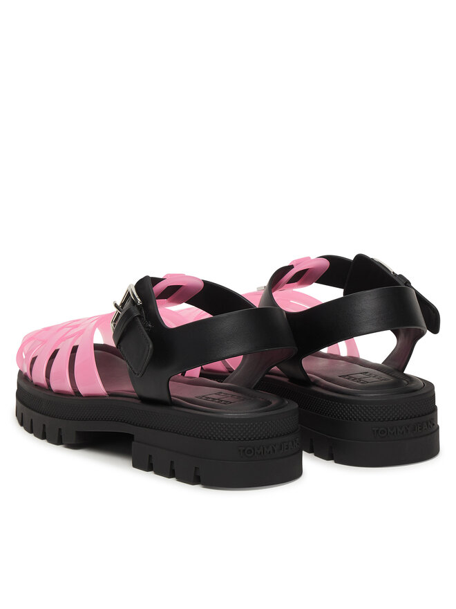 Tommy Jeans Sandalen Tommy Jeans Tjw Jelly Fisherman Sandal EN0EN02949 Rosa