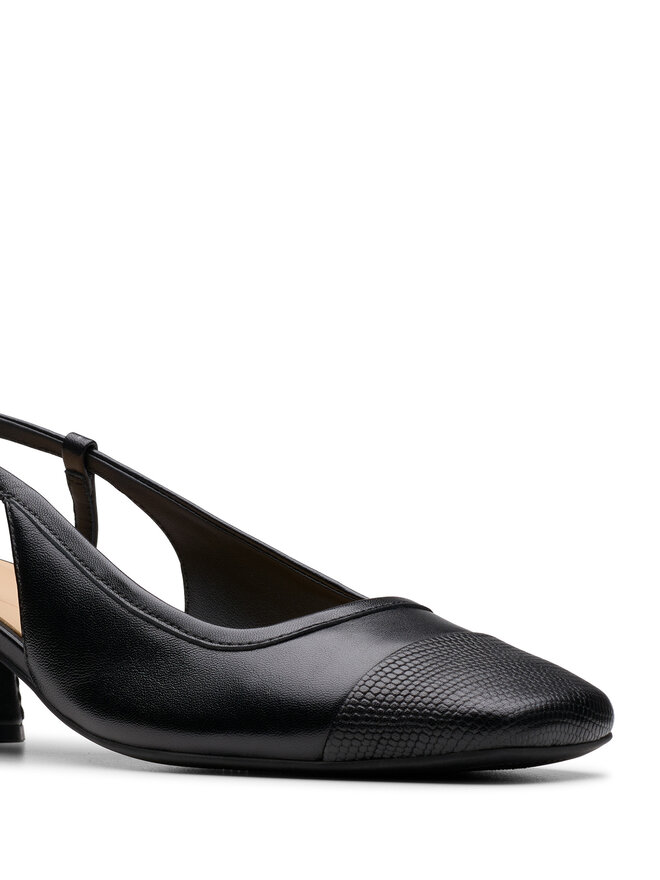 Clarks Туфлі Clarks Nyta45 Sling 26181320 Чорний