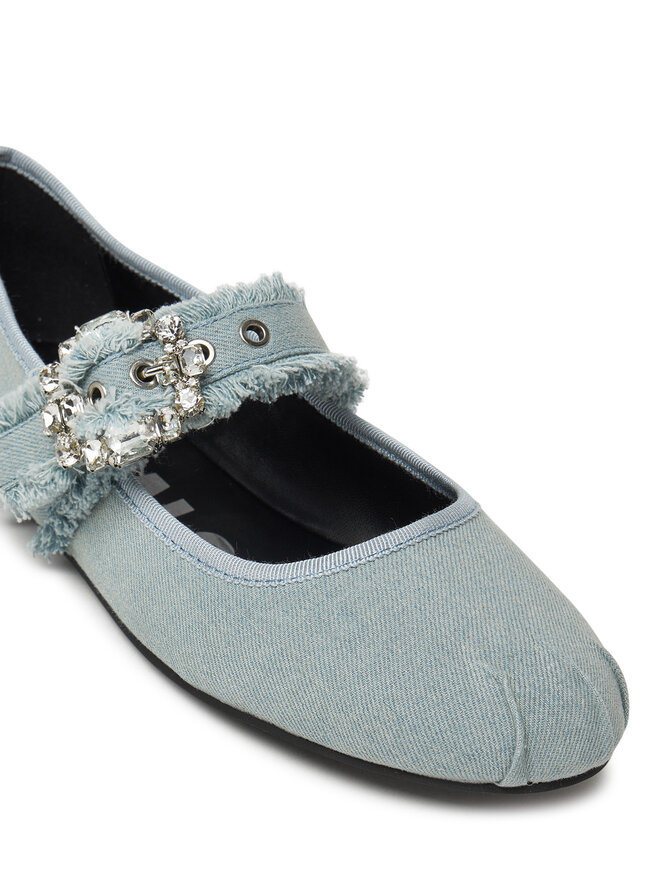 Buffalo Baleriny Buffalo Daphne Glam 1620028 Niebieski