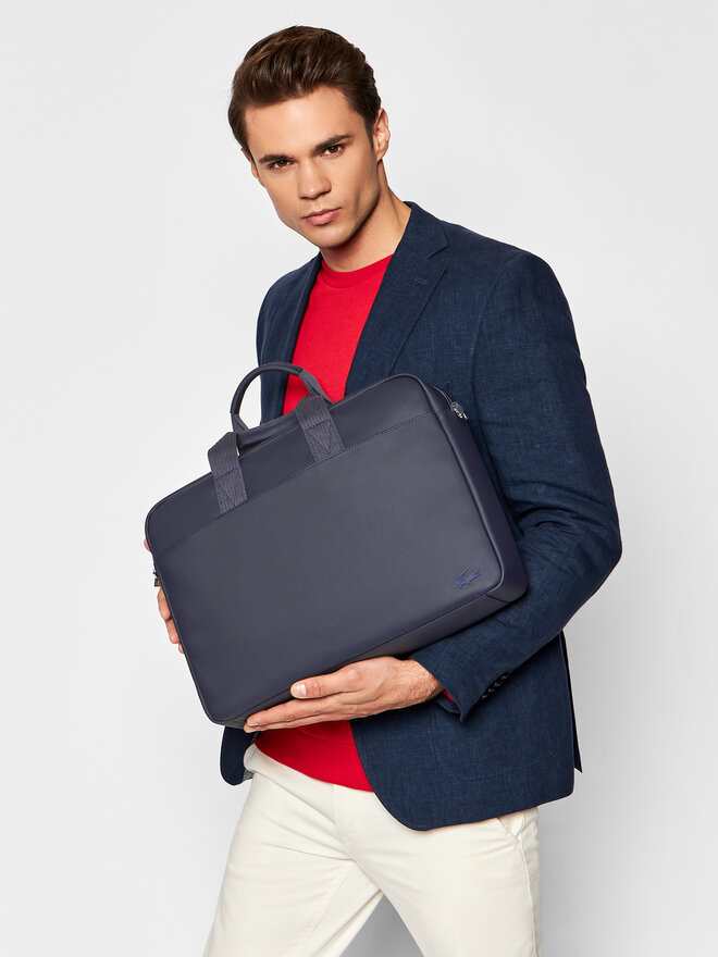 Lacoste Laptoptasche Lacoste Computer Bag NH2451HC Dunkelblau