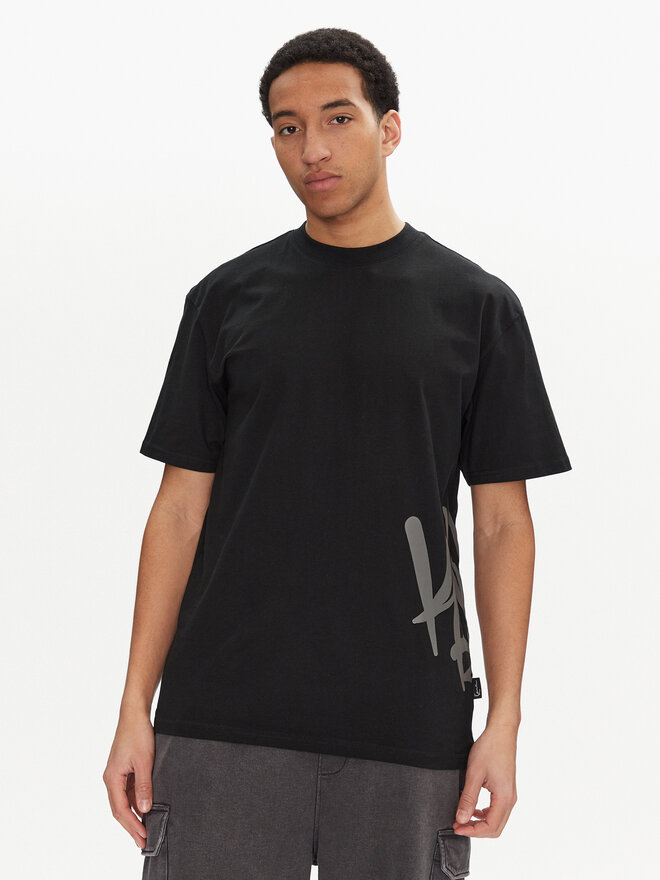 Karl Kani Karl Kani Marškinėliai Signature Tag 60300331 Juoda Regular Fit