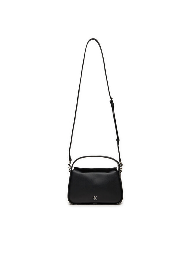 Rankinė Calvin Klein Metal Mono Mini Block20 W/Flap K60K612246 Juoda |  eavalyne.lt