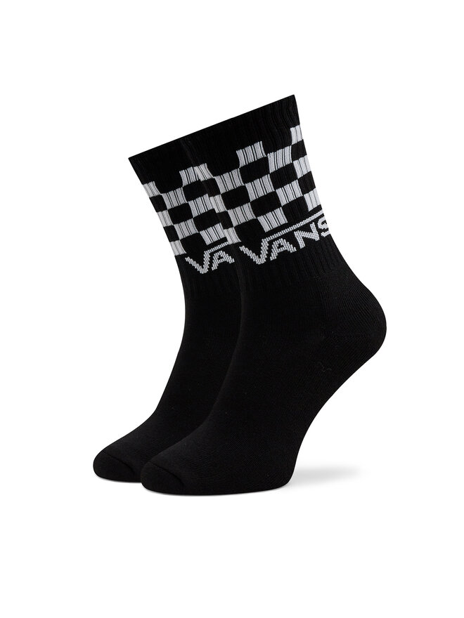 Vans Zestaw 3 par wysokich skarpet męskich Vans Classic Check Crew VN000F0WY281 Czarny