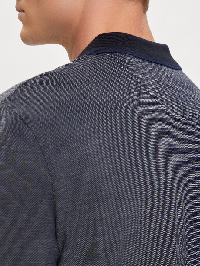 Gant Gant Pólóing Oxford 2057029 Sötétkék Regular Fit