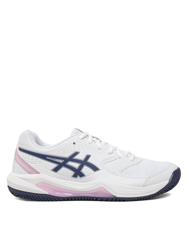 Asics Buty do tenisa Asics Gel-Dedicate 8 Clay 1042A255 Biały