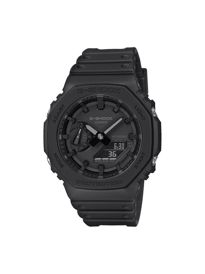 G-Shock Zegarek G-Shock GA-2100-1A1ER Czarny