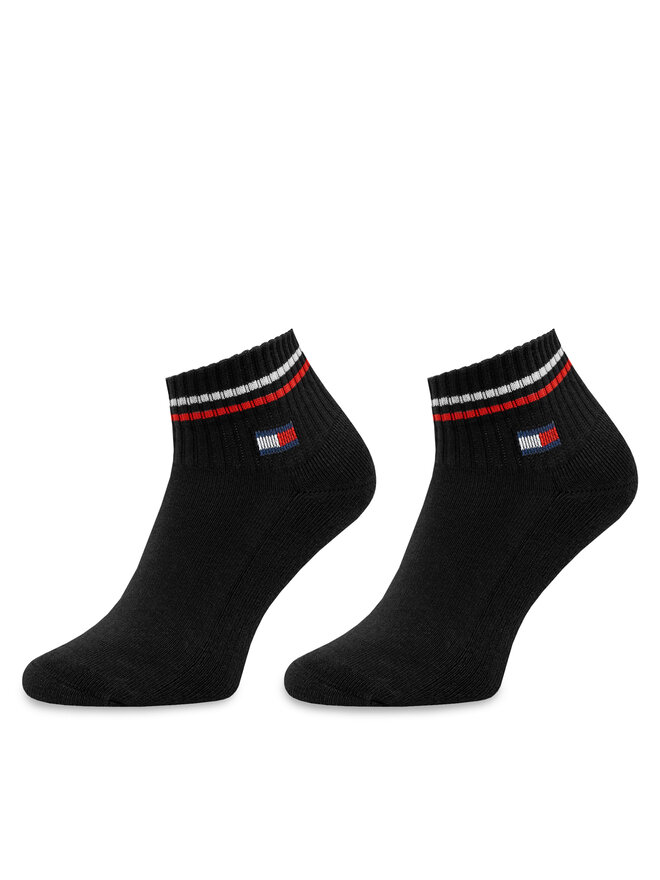 Tommy Hilfiger Zestaw 2 par niskich skarpet unisex Tommy Hilfiger 701228177 Czarny