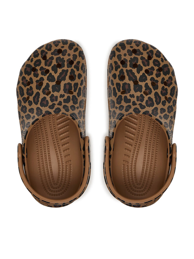 Crocs Pantoletten Crocs Classic Animal Clog 211881 Braun