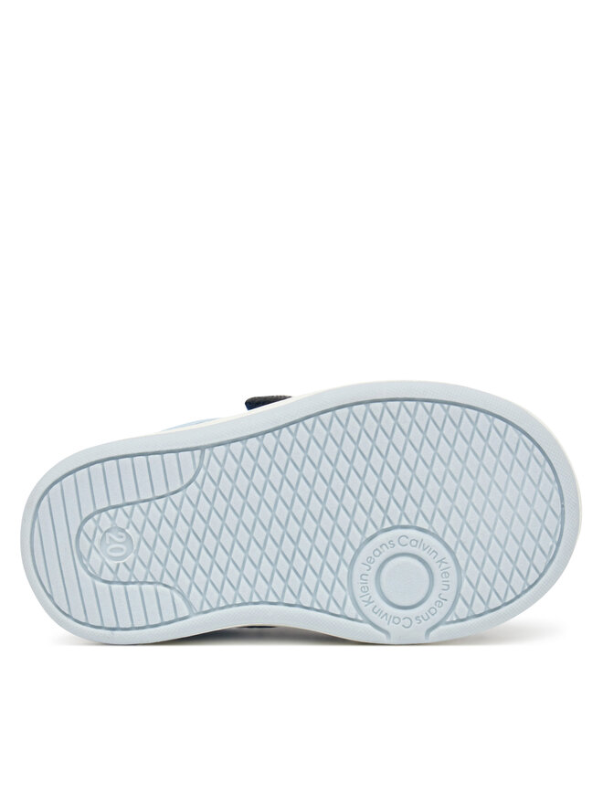 Calvin Klein Jeans Sneakersy Calvin Klein Jeans Low Cut Lace-Up/ Velcro Sneaker V1X9-82078-1355 M Niebieski