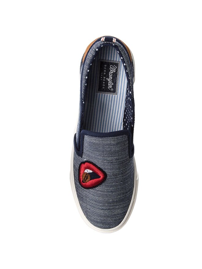 Wrangler Scarpe sportive Wrangler Icon Slip On Patch WL181500 112132685 Blu scuro