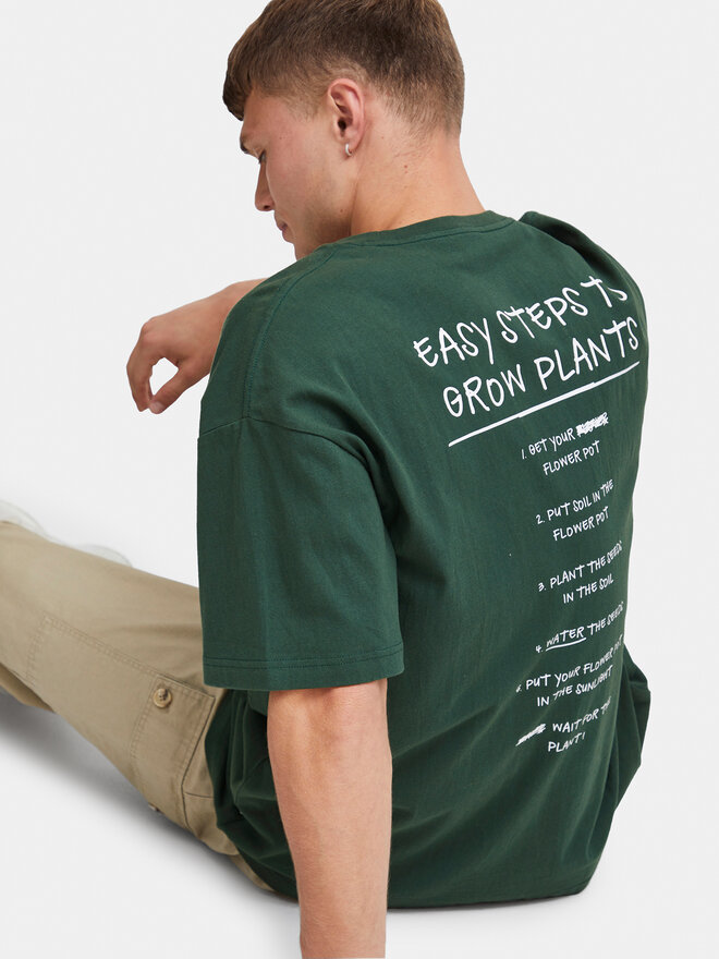 Solid Solid T-Shirt 21108143 Grün Regular Fit