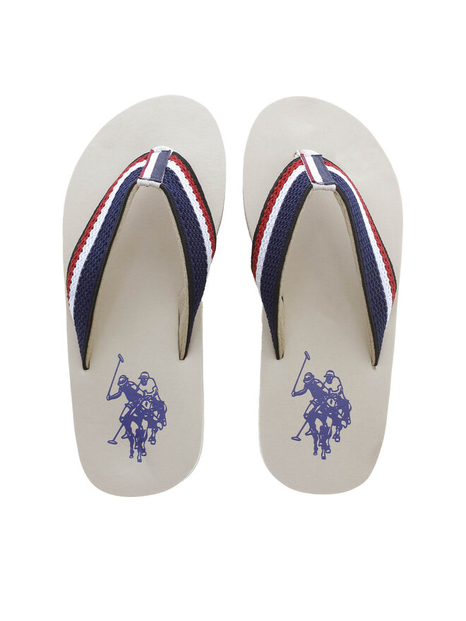 U.S. Polo Assn. Žabky U.S. Polo Assn. Hank0 HANK001A Béžová