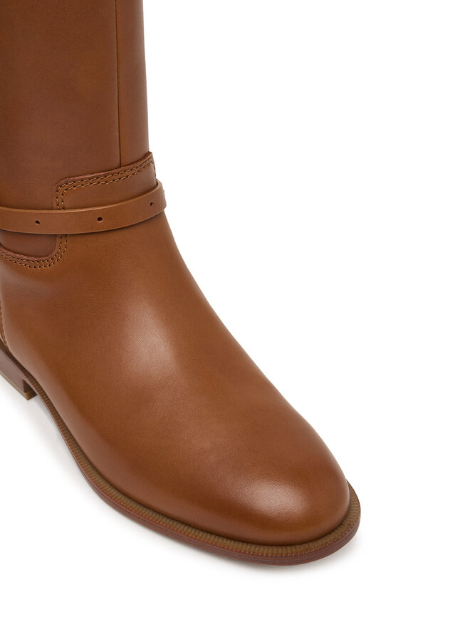 MICHAEL Michael Kors Klassische Stiefel MICHAEL Michael Kors Beverly Flat 40F6BVFB5L Braun
