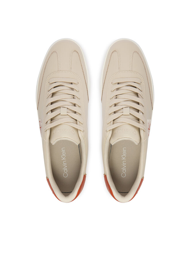 Calvin Klein Sneakers Calvin Klein Low Prof Cupsole Emb Lth HM0HM02124 Beige