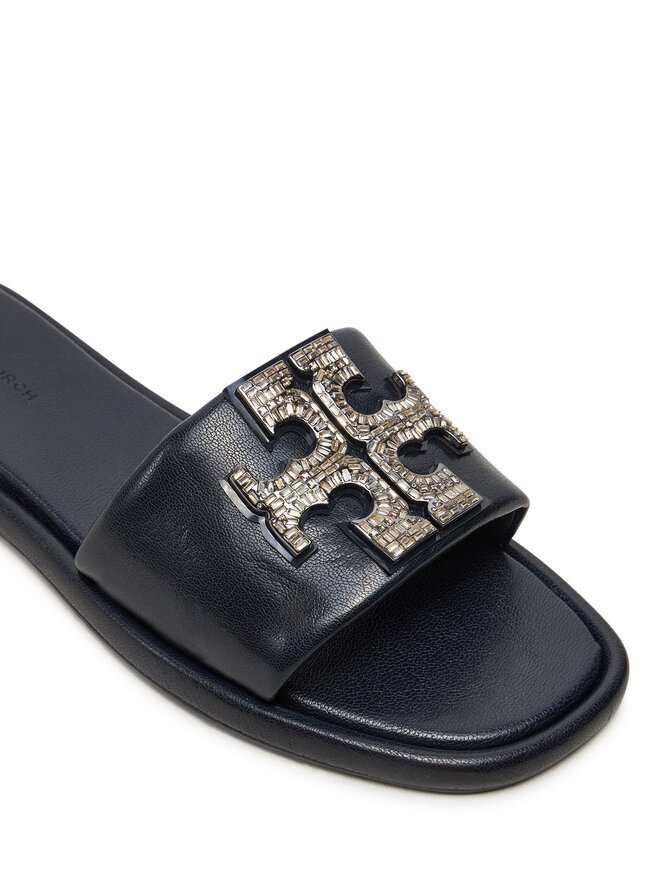 Tory Burch Klapki Tory Burch Double T Deco Sport 158768 Czarny