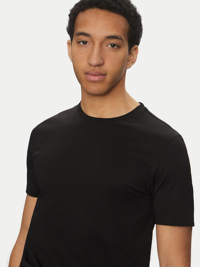 HUGO HUGO T-Shirt Dimerstee 50542969 Μαύρο Slim Fit